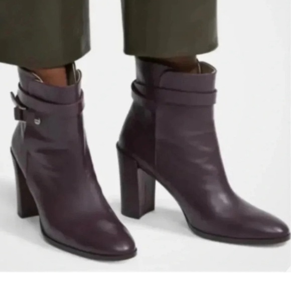 Theory Shoes - NWB $520 THEORY WOMEN'S LEATHER BOOTIES 8,5 US / 39EURO - MADE IN ITALY